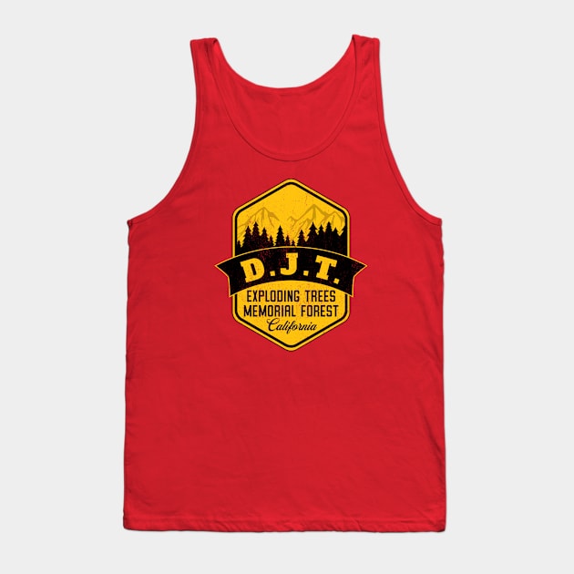 Exploding Trees Memorial Forest Tank Top by Graphico